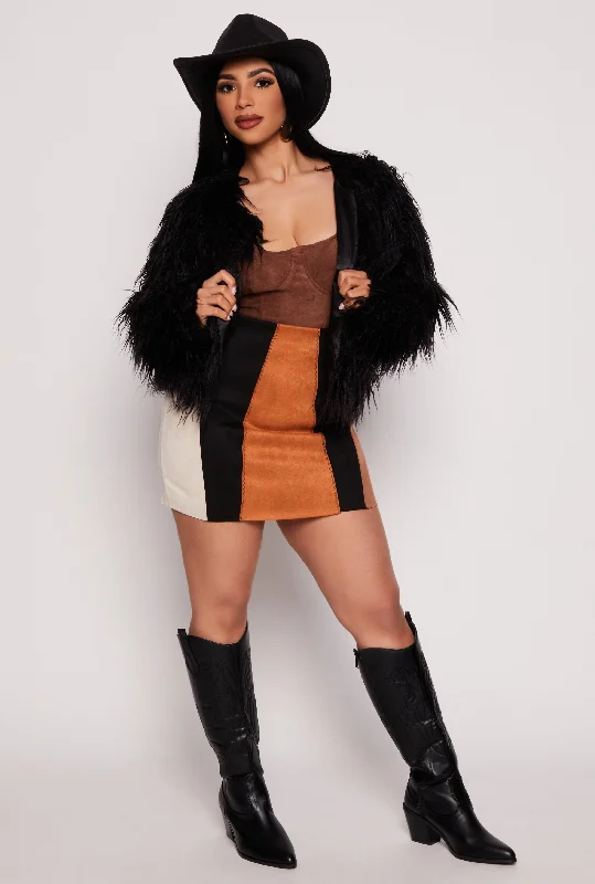 Shaggy Faux Fur Jacket