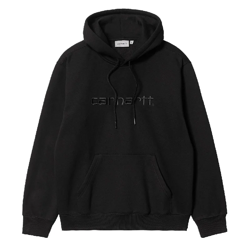 Carhartt WIP Hooded Carhartt Sweat Black / Black