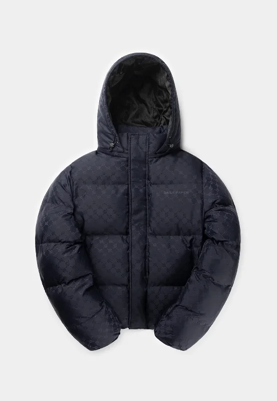 DAILY PAPER Ravan Puffer Jacket - Navy