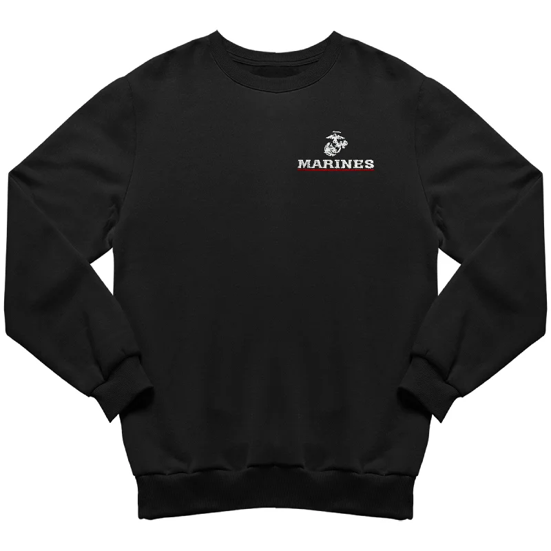 Marines Red Line Embroidered Sweatshirt