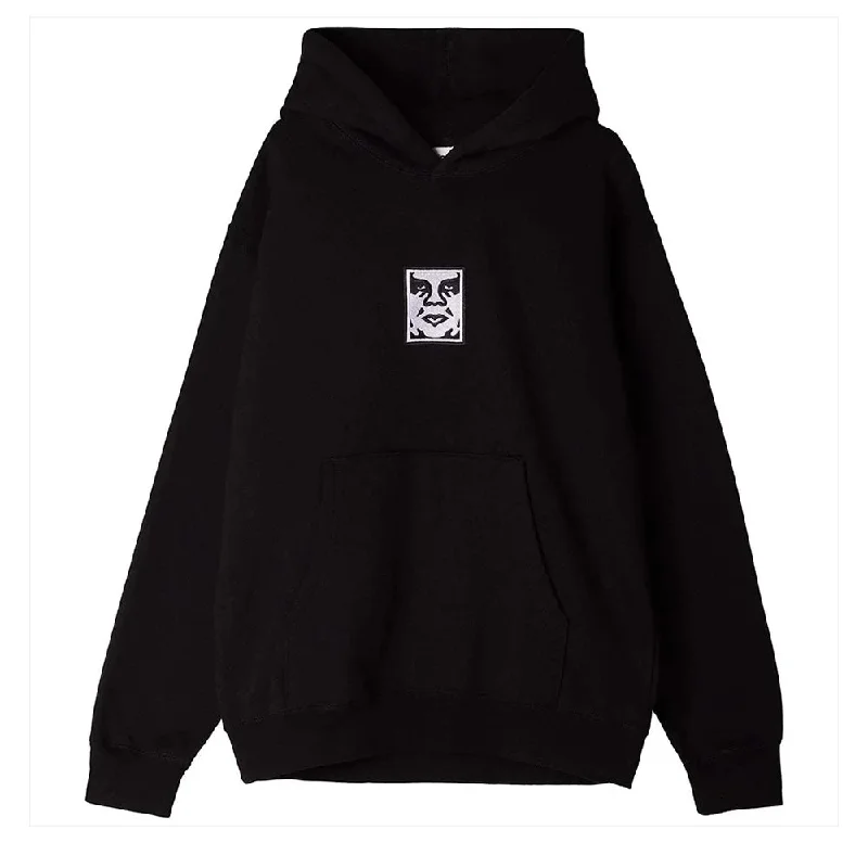 Obey Icon Extra Heavy Hood II Black