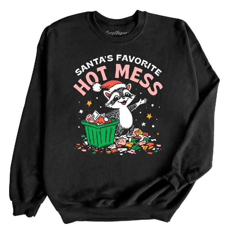 Santa's Favorite Hot Mess - Sweatshirt