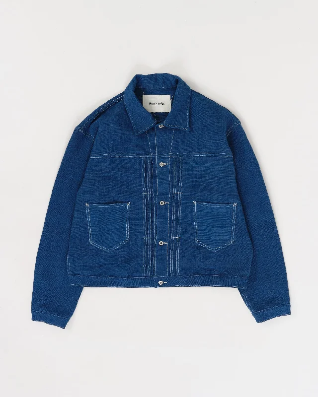 Sundae Jacket - Indigo Handloom