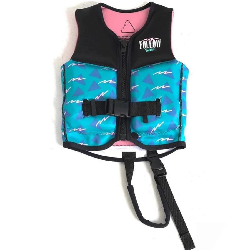 2024 FOLLOW GROMMY INFANT VEST - BLACK/TEAL