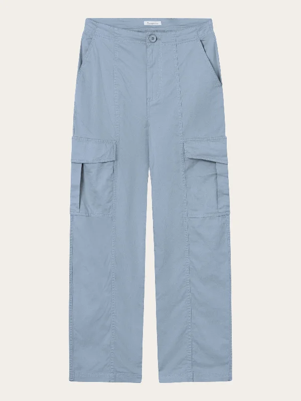 Cargo twill pants - Asley Blue