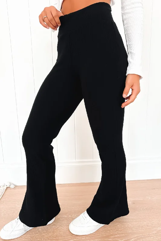 Luca Ribbed Lounge Pant Midnight