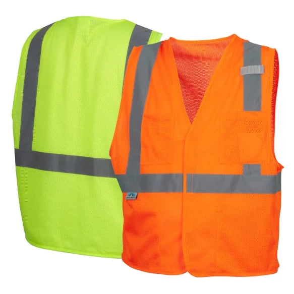 Pyramex® Hi Vis Lightweight Mesh Safety Vest - RVHL20