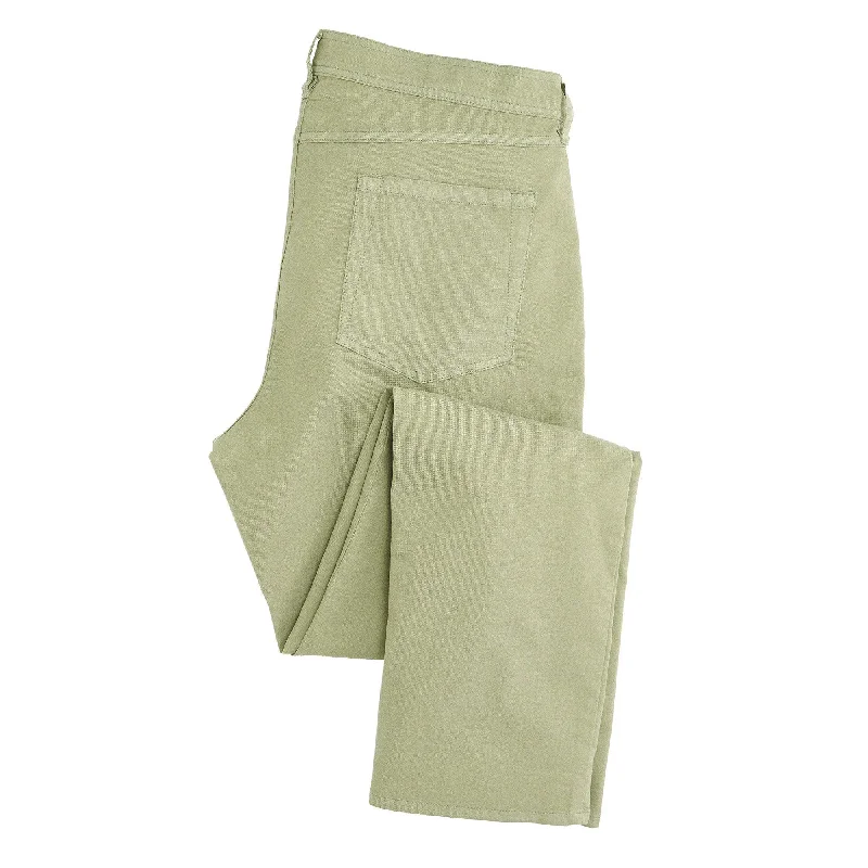 Sunwashed Five Pocket Oil Green