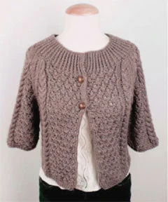 Free Cropped Jacket Knit Pattern