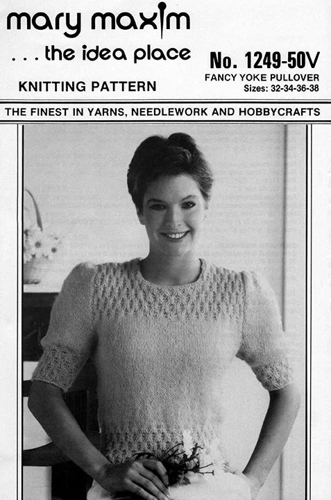 Fancy Yoke Pullover Pattern