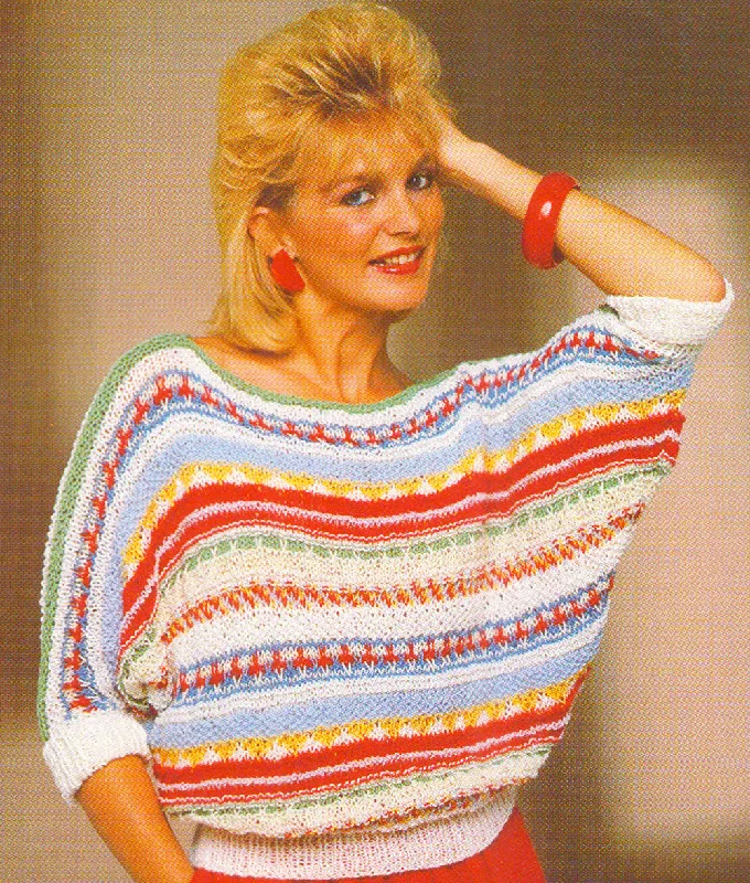 Multi Colored Pullover Pattern