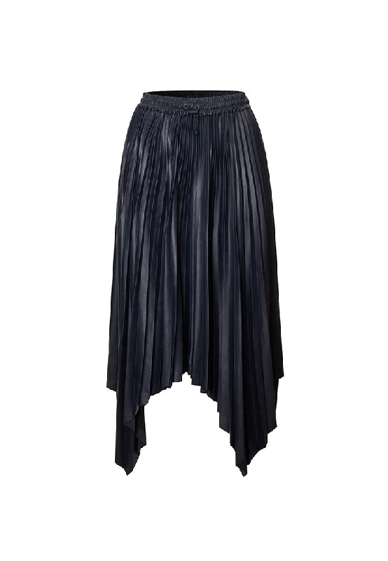 Poised Asymmetric Pleated Skirt 3.0