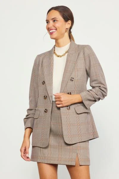 Lancey Plaid Blazer